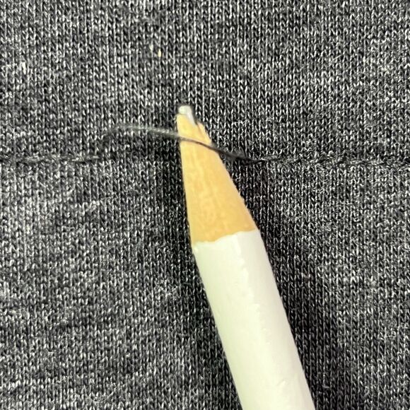 Boy’s XL 14-16 Warm Jacket Hood Packets Gray Double Cotton Jersey Full Zip - Picture 10 of 14